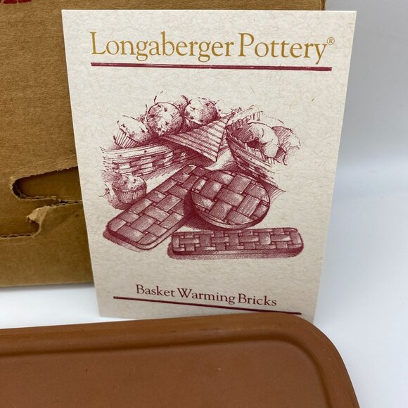 Longaberger bread basket brick #30074 with box bread warming brick - Picture 5 of 7